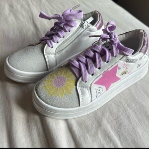 Lola + The Boys Rainbow Sunflower Sneakers